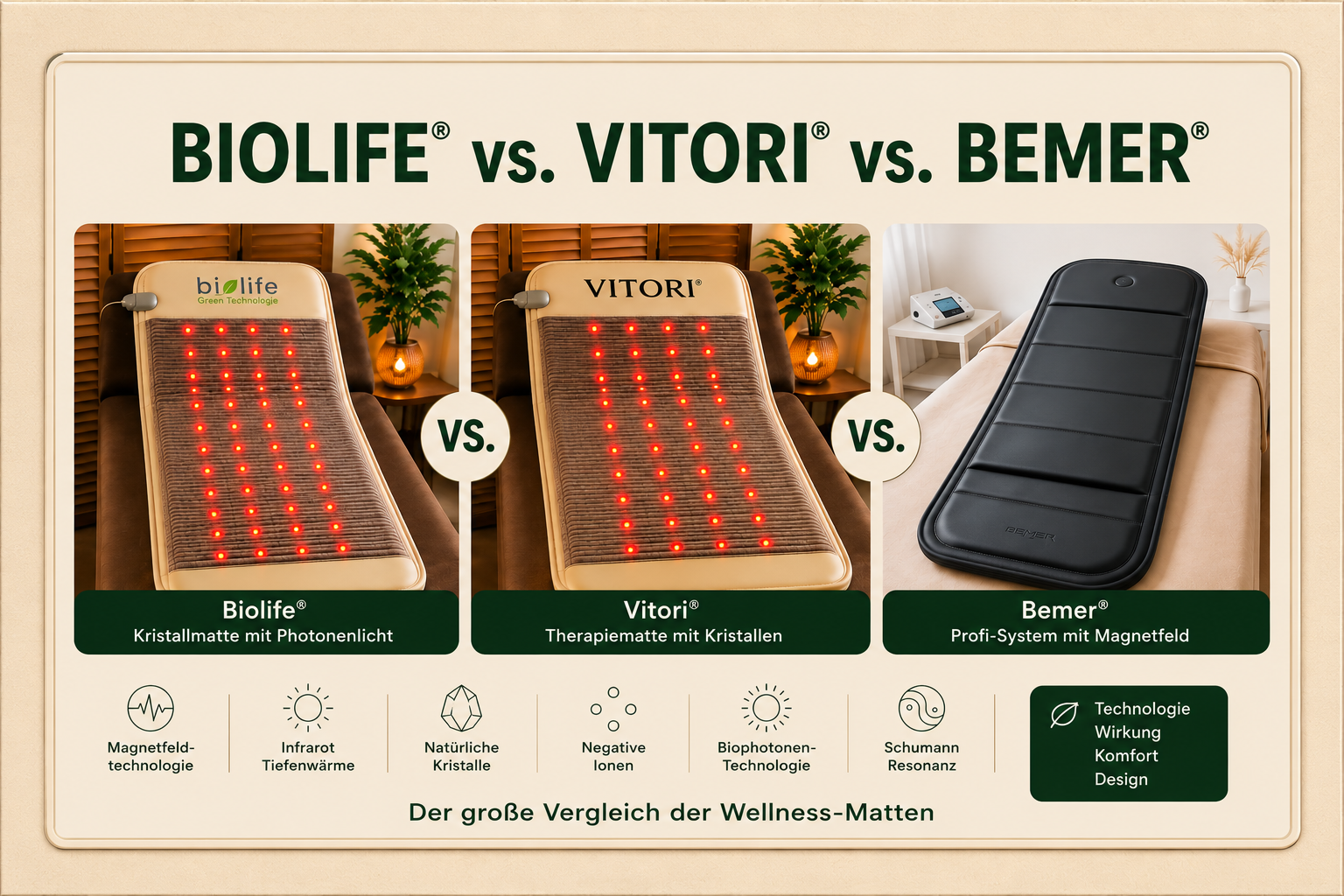 Biolife®, Vitori® oder Bemer® – wo liegen die Unterschiede?