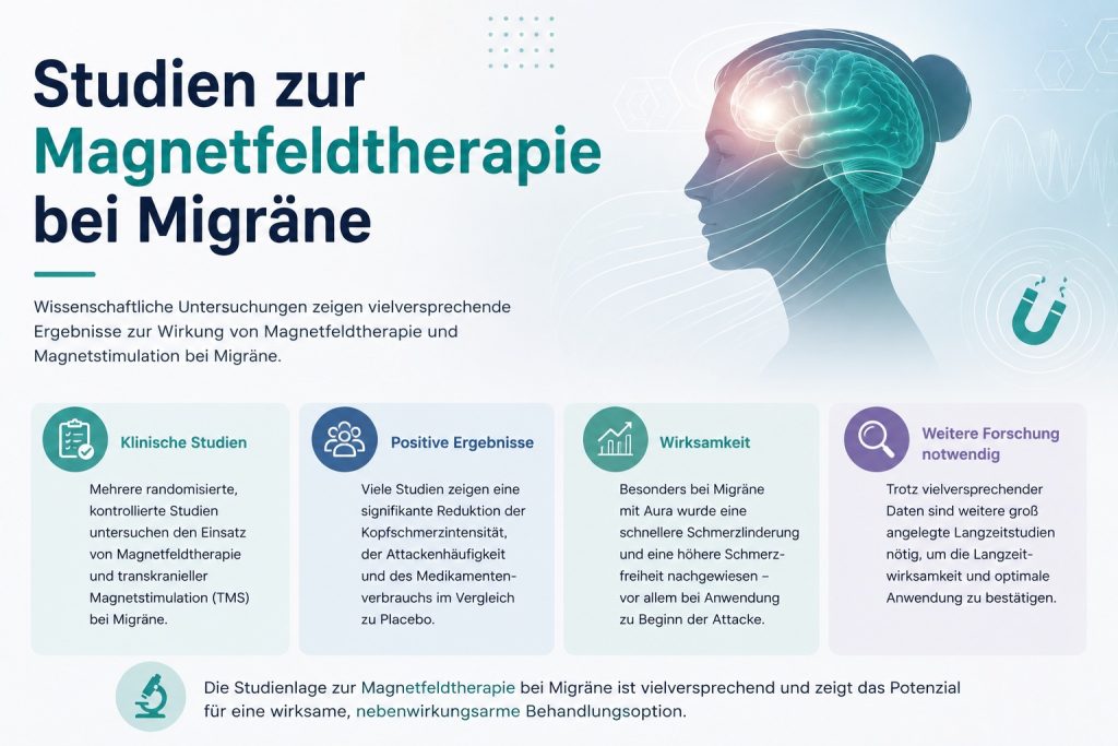 Hier zeigen wir einige wissenschaftliche Studien zum Thema Magnetstimulation bei Migräne